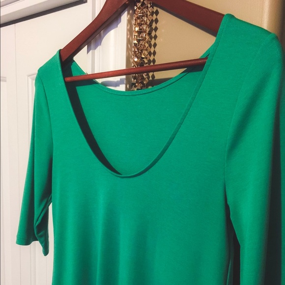 Old Navy - Fitted Green 3/4 Long Sleeve - Picture 6 of 7